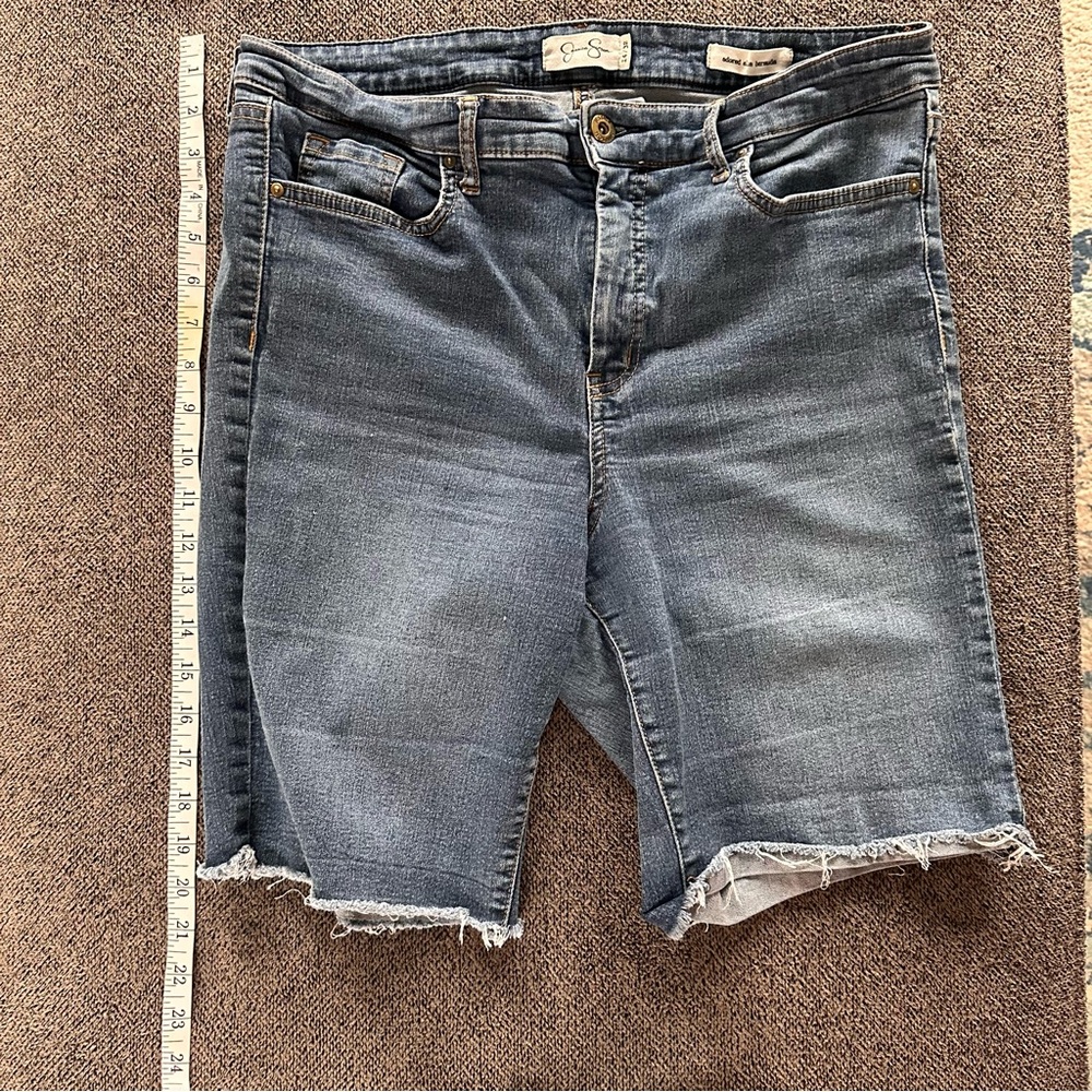Jessica Simpson Blue Jean Shorts